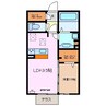 カーサフェリス　Ａ棟 1LDKの間取り