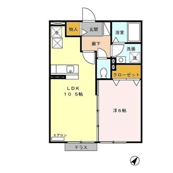 間取図 フジコーコ波木　A