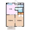 エンジェルハイム 2Kの間取り