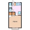 ヴィラージュ 1DKの間取り