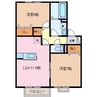 フジコーコ波木　B 2LDKの間取り