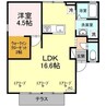サニーコート　Ｃ棟 1LDKの間取り
