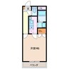 セントラルヒルズ二番館 1Kの間取り
