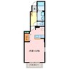セレクトパークⅡ 1Rの間取り