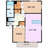 Vitare 2LDKの間取り