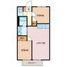 サープラス石塚Ｂ 2LDKの間取り