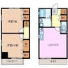 フォーラム那由他　A・B棟 2LDKの間取り
