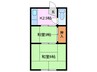 伊倉荘　御薗 2Kの間取り