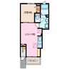 コート・リジエールⅡ－Ｃ 1LDKの間取り
