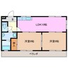 プルミエレーヴ 2LDKの間取り