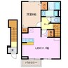 フロントリバ－・サンⅠ 1LDKの間取り