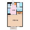 サングリーン 1Kの間取り