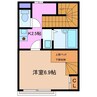 グラン・ノワール 1Kの間取り