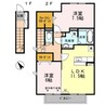 エクセレント ヒルズ 2LDKの間取り