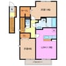 エクセレント ヒルズ 2LDKの間取り