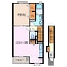 クレールＡ 1LDKの間取り
