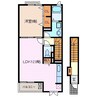 クレールＡ 1LDKの間取り