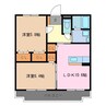ルミエール栄 2LDKの間取り