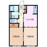 タウンＫＯＭＯ　Ａ棟 2DKの間取り