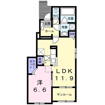 間取図 ヴィレッタ　トレ　Ⅱ
