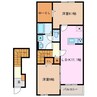 サンクレール　Ｂ 2LDKの間取り