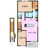 ルミエール　Ａ 2LDKの間取り