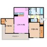 ディーシャンブル石塚町 2LDKの間取り