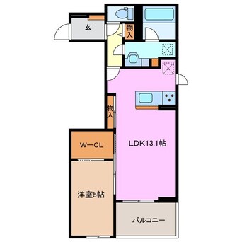 間取図 ディーシャンブル石塚町