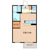 Ａｚｕｌ　Ｂ 1Rの間取り