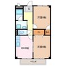 Ｓｕｒｐｌｕｓモンパルナス 2DKの間取り