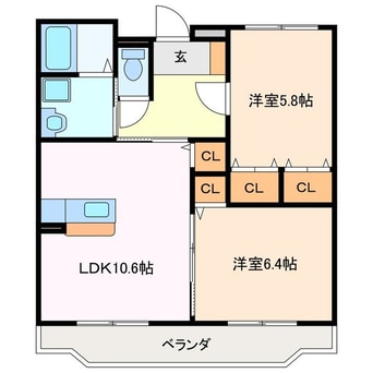 間取図 ルミエール栄