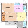 安田様借家 2Kの間取り