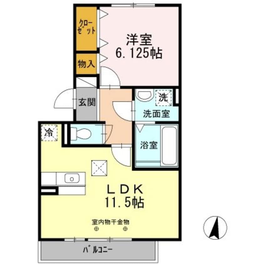間取図 カーサ・ドゥ・ソレイユ