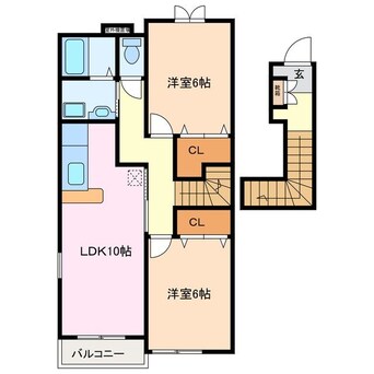 間取図 ポラリス　Ｂ棟