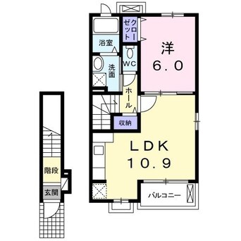 間取図 ベルシエロ　Ａ