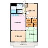 サンライズ駅部田 3DKの間取り