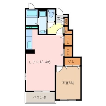 間取図 フォーシーズン　Ｍ