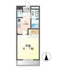 サニープレイス 1Kの間取り