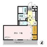 オーベルジュ 1Kの間取り