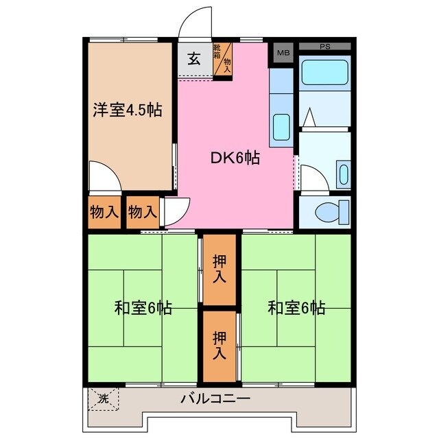 間取り図 ジュピターマンション大津Ⅰ
