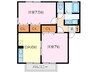シトラスの風　Ａ 2DKの間取り