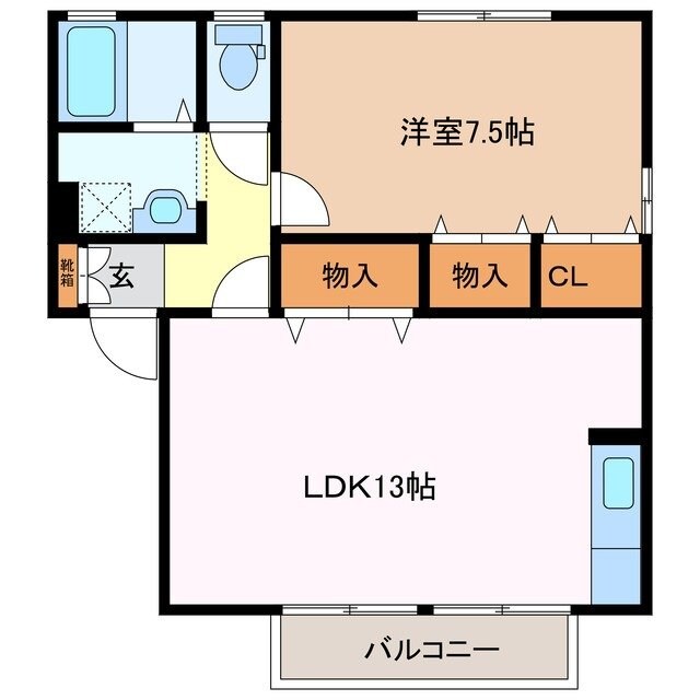 間取り図 シトラスの風　Ａ