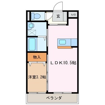 間取図 アンジュー