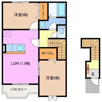 間取図 ベルシュプール　Ｄ棟