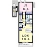 ベルシエロ　Ｃ 1LDKの間取り