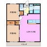 シャングリラ12 2LDKの間取り
