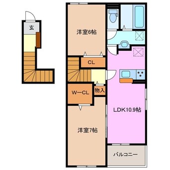 間取図 Ｐｅｓｃａ（ペスカ）