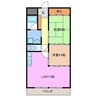 メゾン三光マンション 2LDKの間取り
