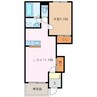 エルシャトーⅢ 1LDKの間取り