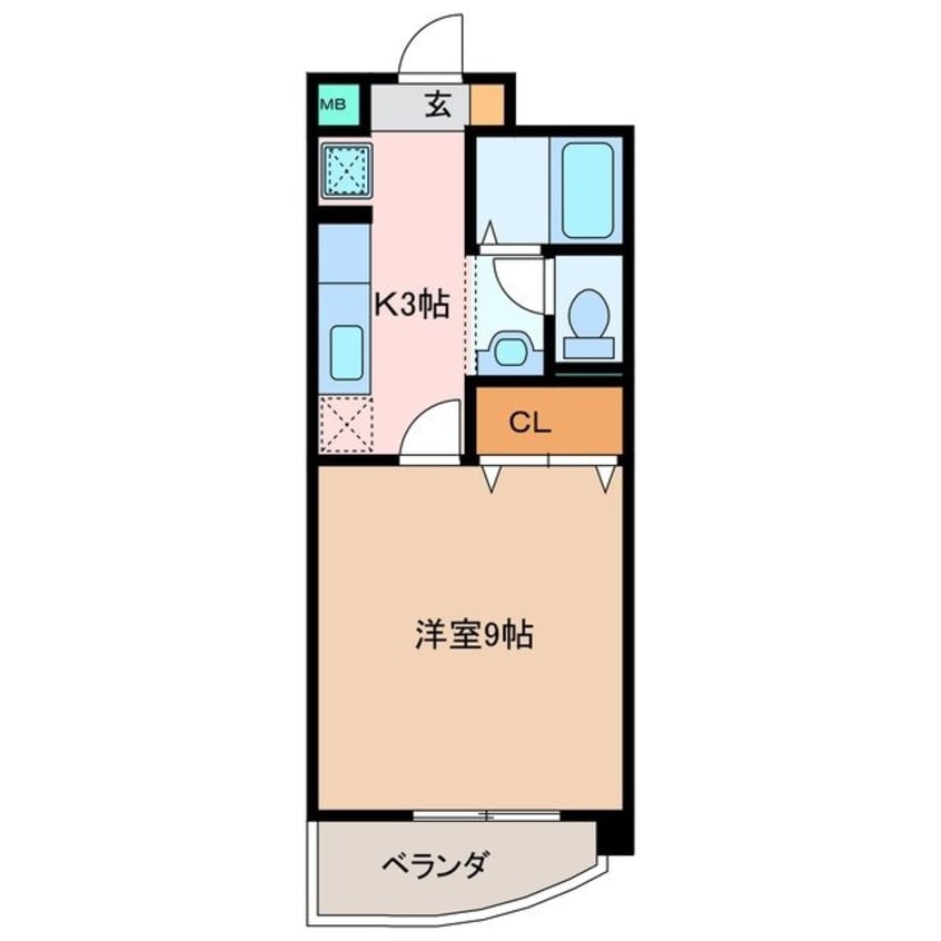 間取図 パレドールＫｏｎｉｓｈｉ